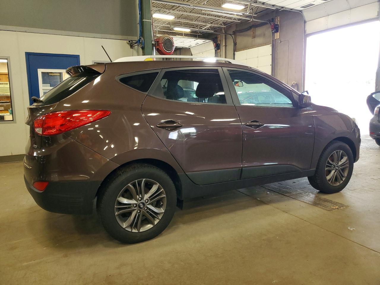 2014 Hyundai Tucson Se Brown vin: KM8JUCAG8EU898123