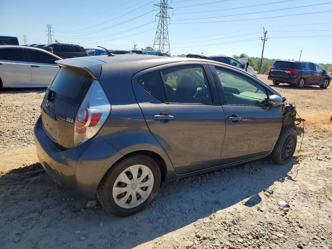 2013 Toyota Prius C One Gray vin: JTDKDTB38D1540010