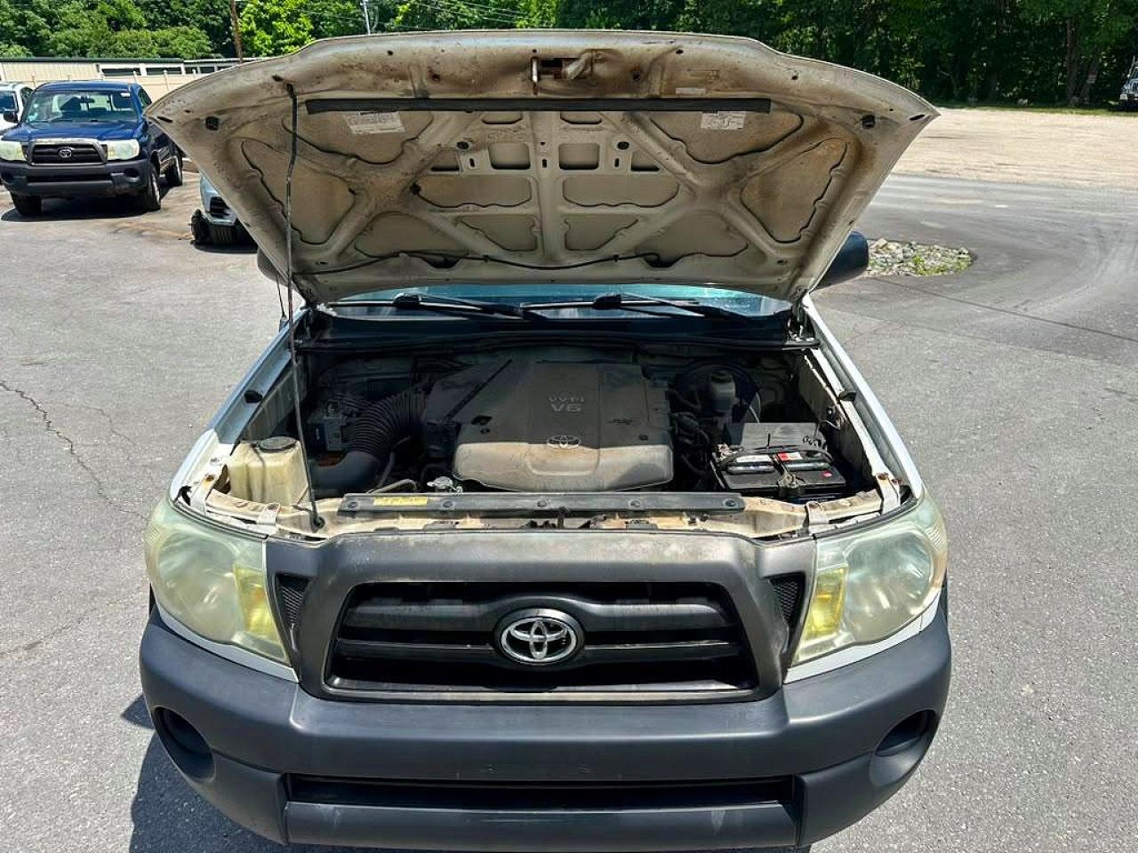 2007 Toyota Tacoma Access Cab Белый vin: 5TEUU42N47Z462058
