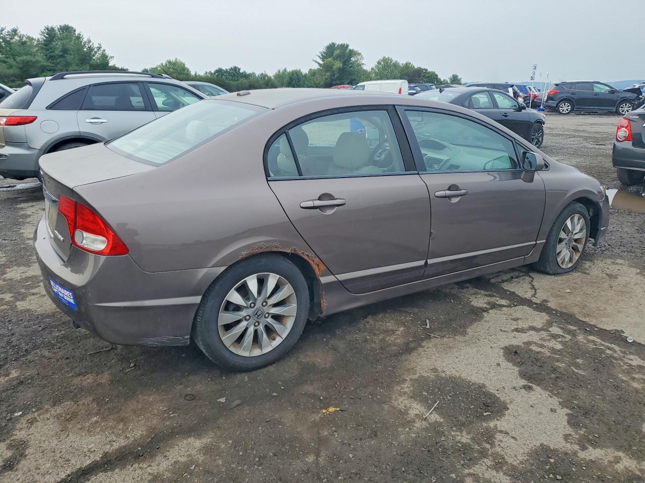 2010 Honda Civic Ex Brown vin: 2HGFA1F82AH515669