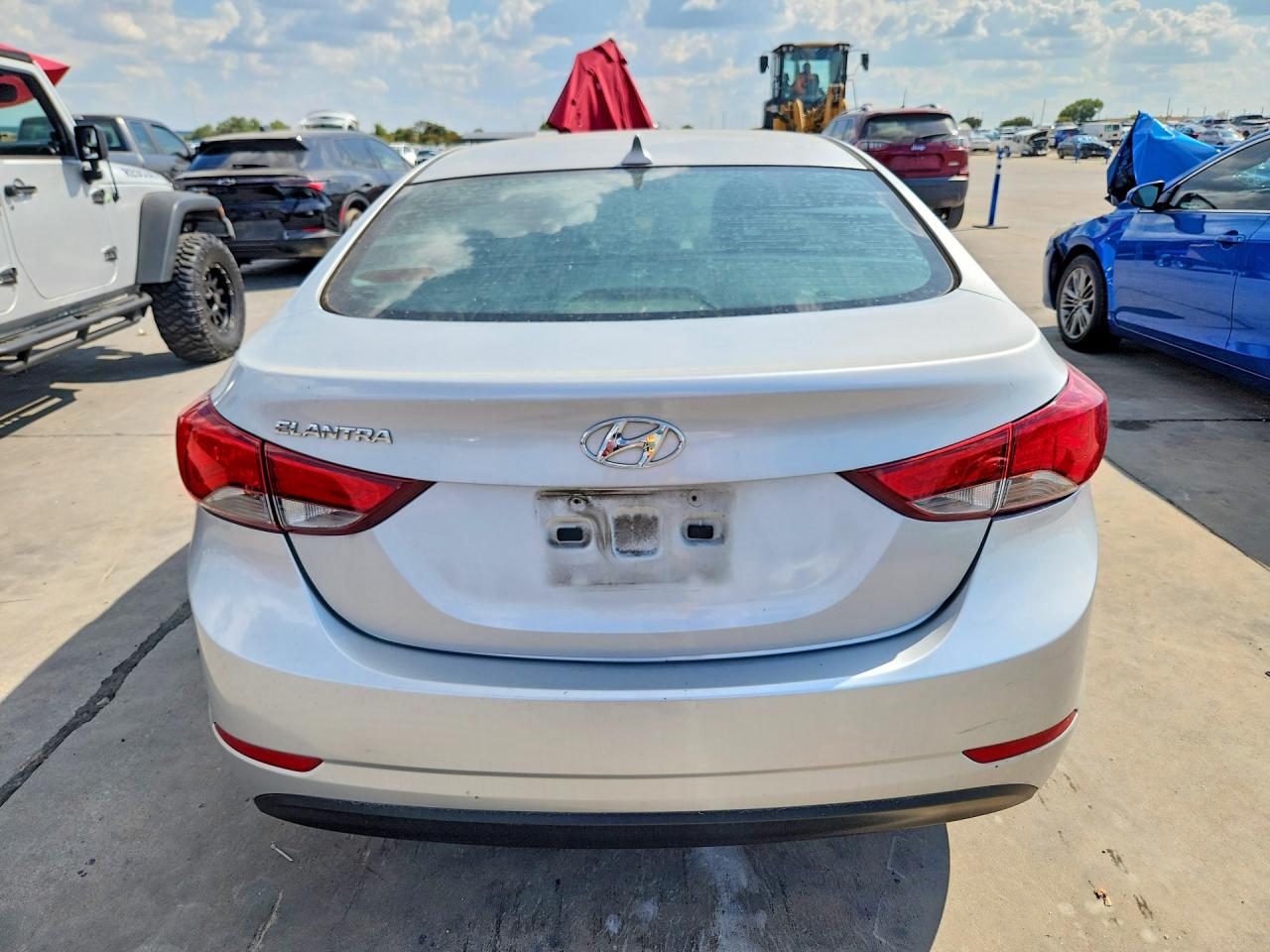 2014 Hyundai Elantra Se Silver vin: 5NPDH4AE4EH489668