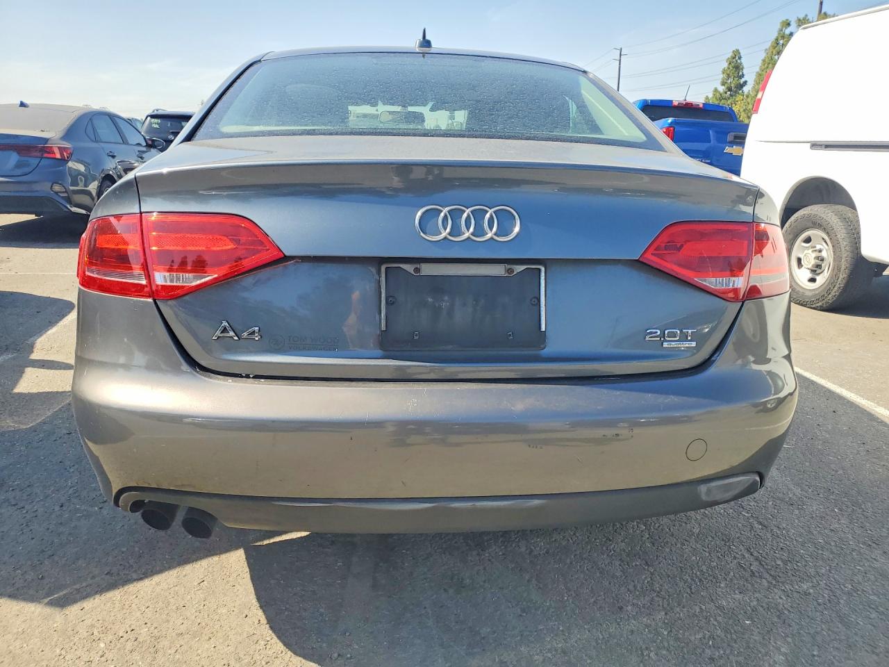 2012 Audi A4 Premium Silver vin: WAUBFAFL8CA047612