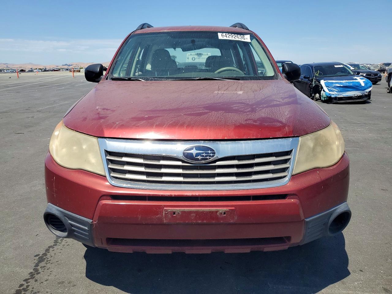 2010 Subaru Forester Xs Red vin: JF2SH6BC1AH766481