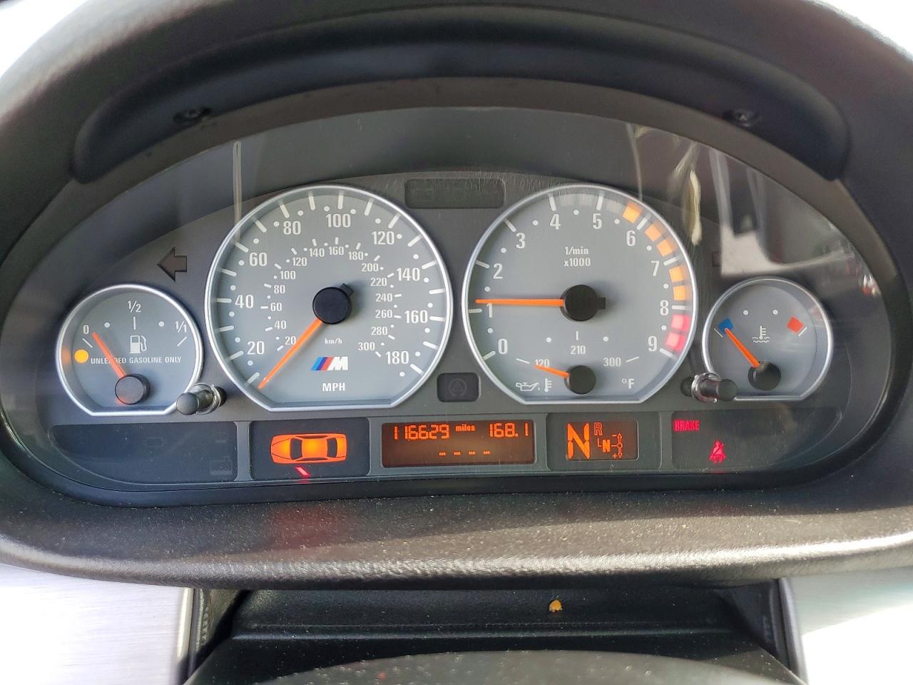 2004 Bmw M3 Silver vin: WBSBR93444PK04906