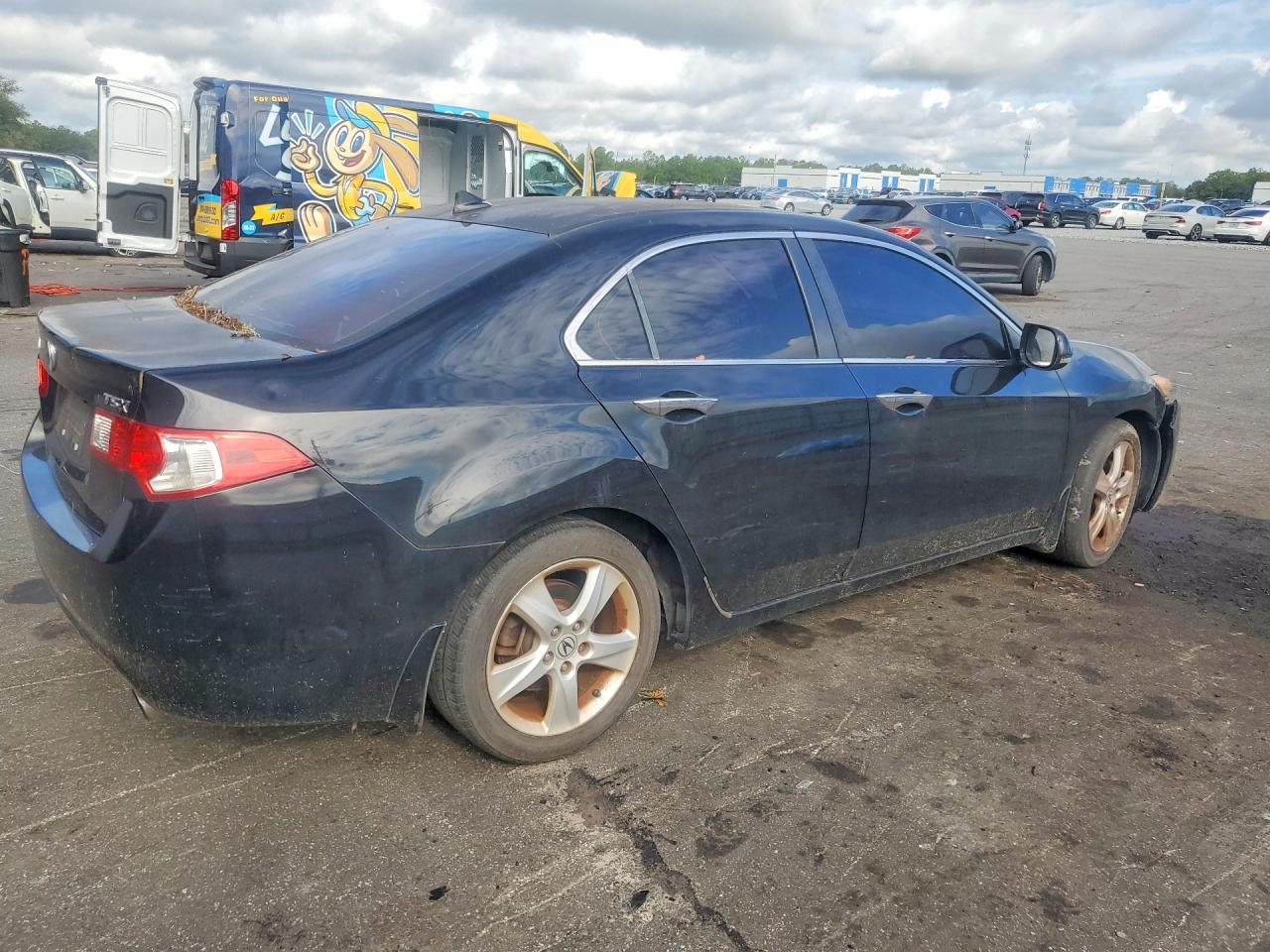 2010 Acura Tsx Black vin: JH4CU2F68AC028488