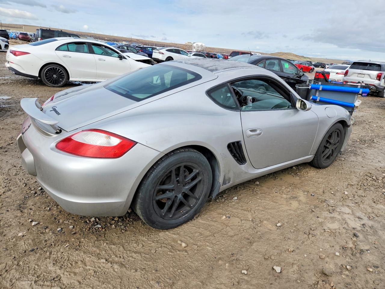 2007 Porsche Cayman Серебряный vin: WP0AA29827U762920