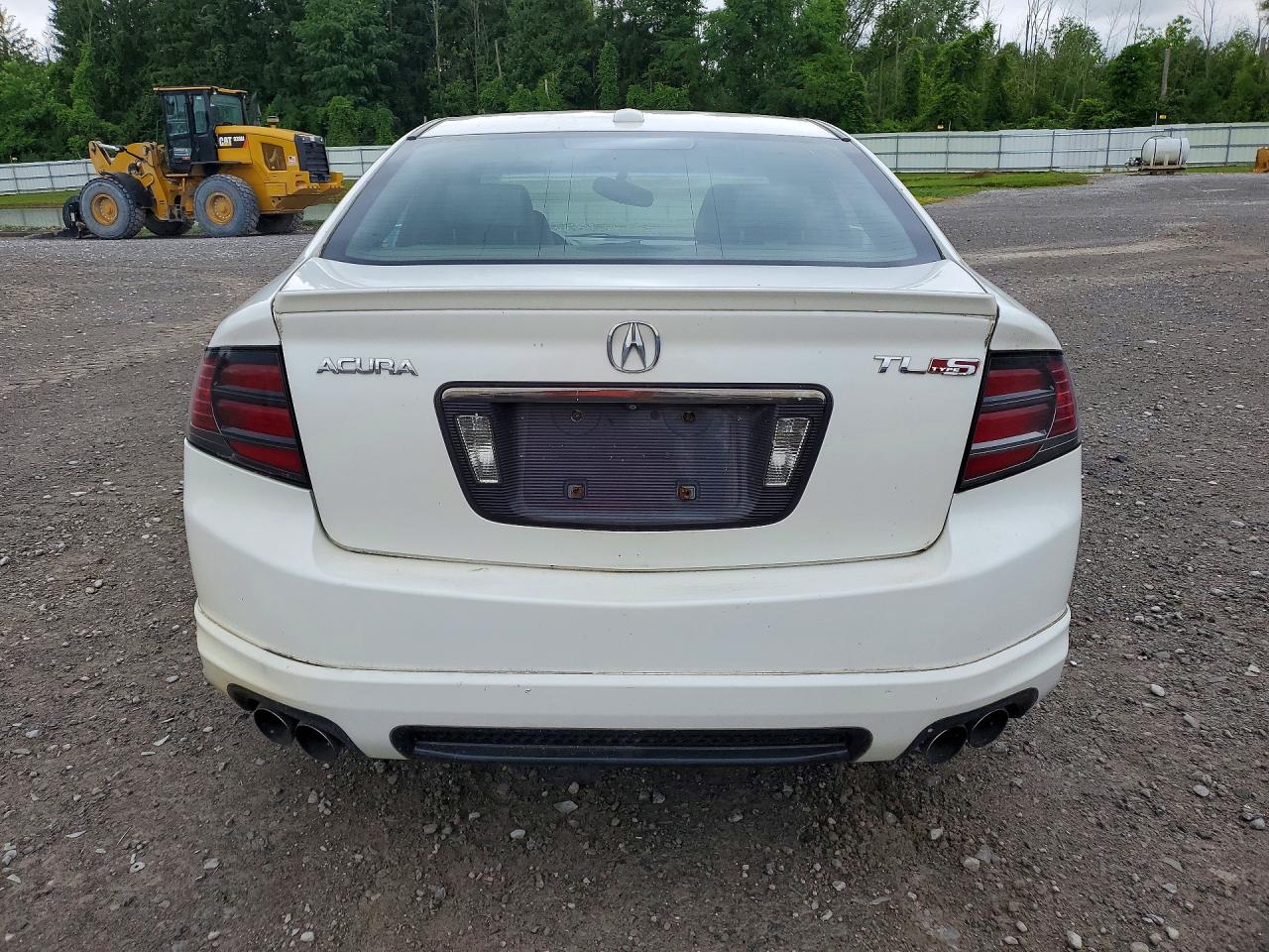 2008 Acura Tl Type S Белый vin: 19UUA76588A003309
