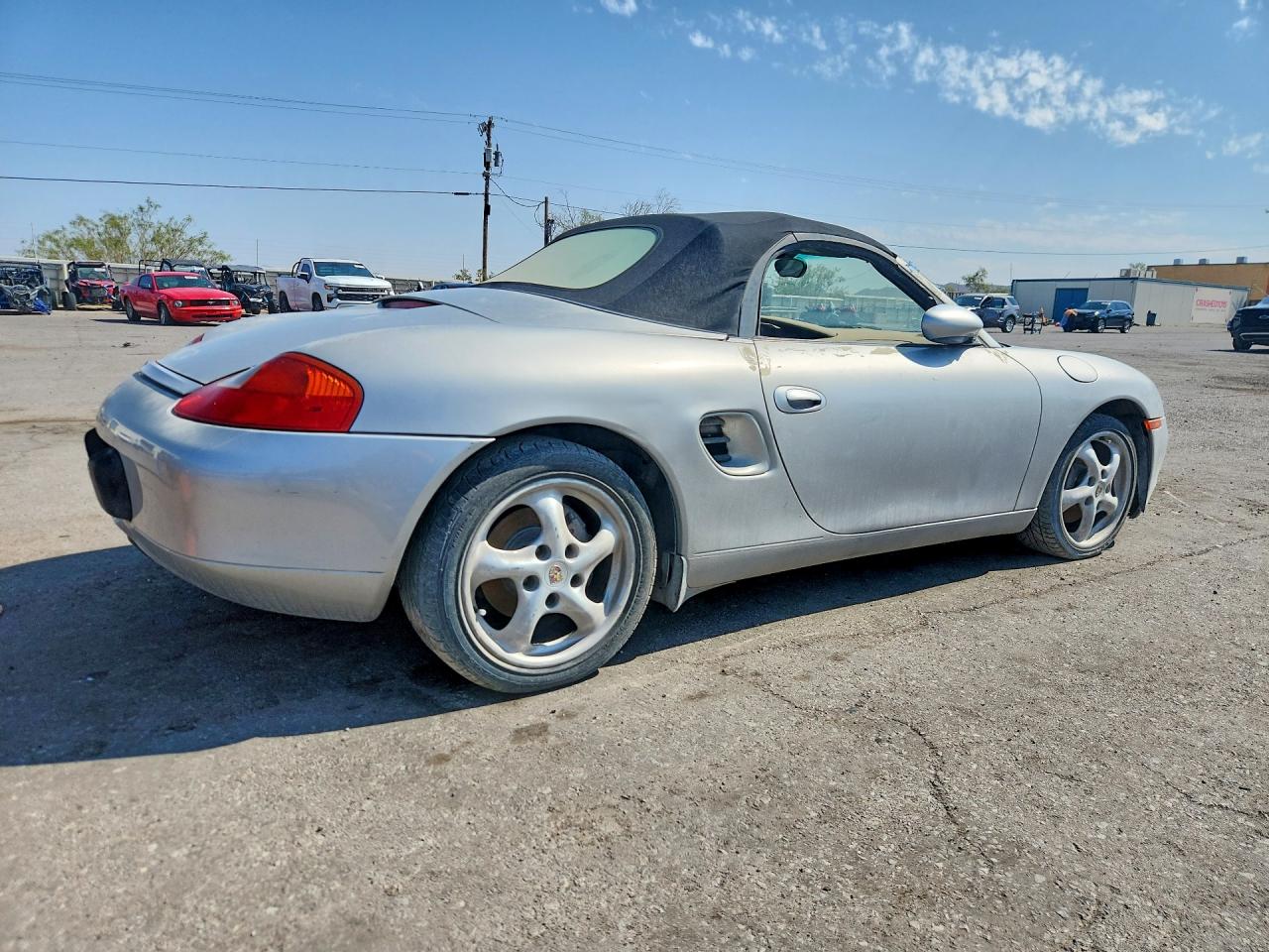 1997 Porsche Boxster Silver vin: WP0CA2983VS622053