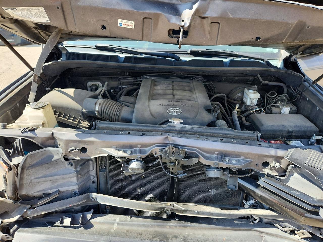 2015 Toyota Tundra Sr Серый vin: 5TFUM5F14FX060365