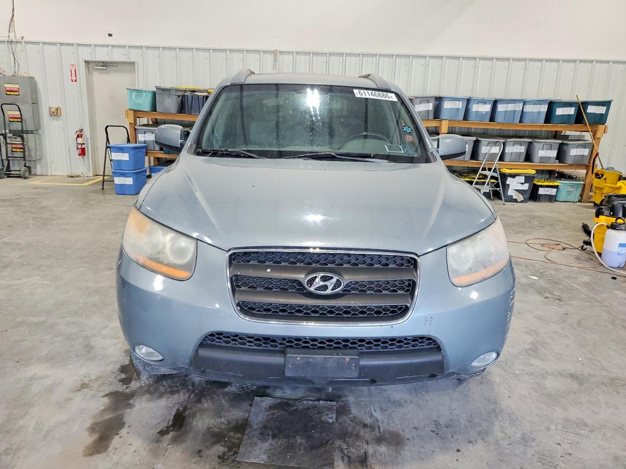 2008 Hyundai Santa Fe Se Gray vin: 5NMSH73E08H143804