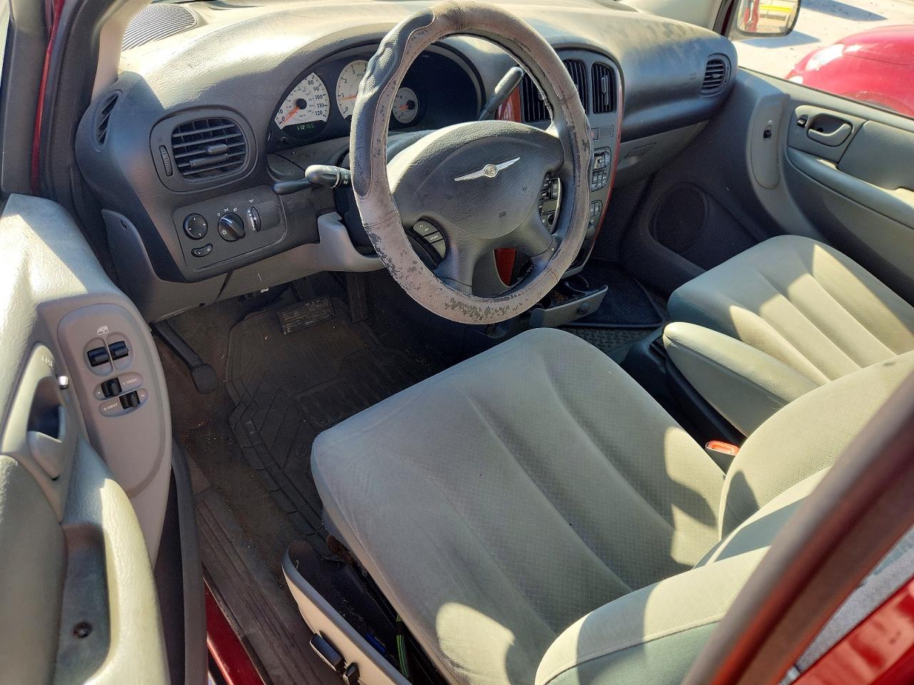 2007 Chrysler Town & Country Lx Red vin: 2A4GP44R87R340436