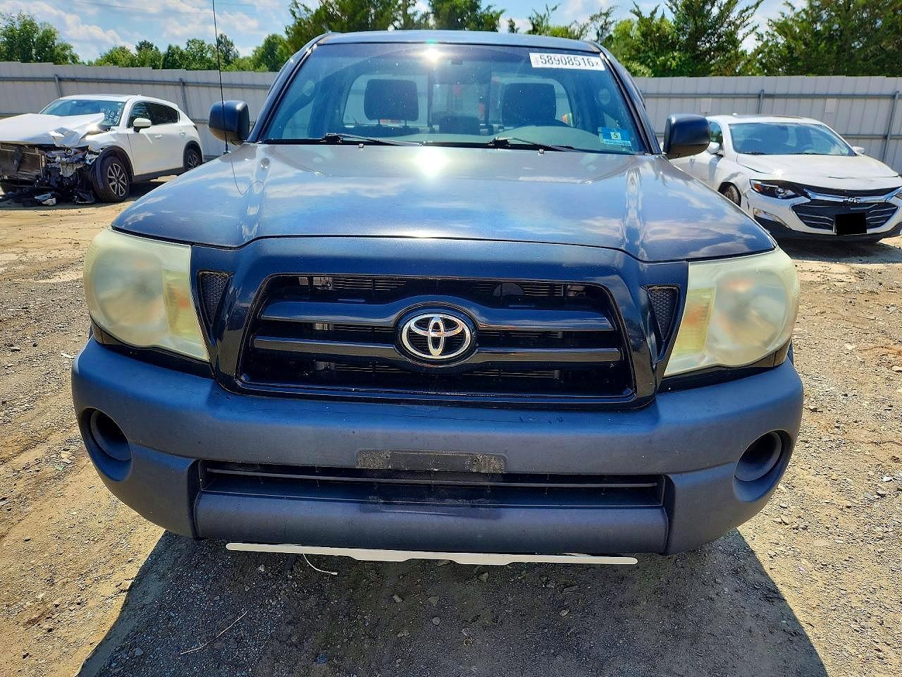 2008 Toyota Tacoma Base Black vin: 5TEPX42N88Z572780