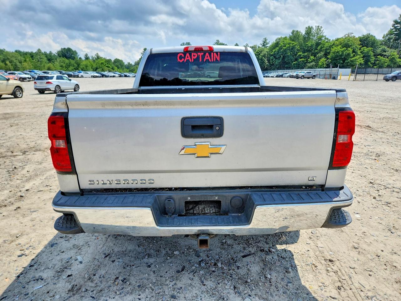 2014 Chevrolet Silverado K1500 Lt Silver vin: 1GCVKREC2EZ297993