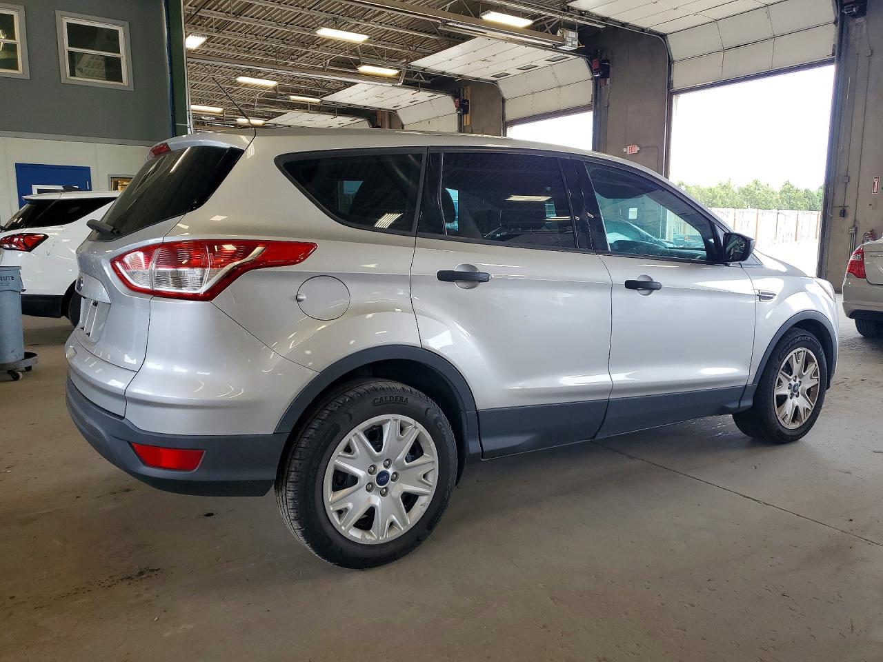 2014 Ford Escape S Silver vin: 1FMCU0F78EUD65866