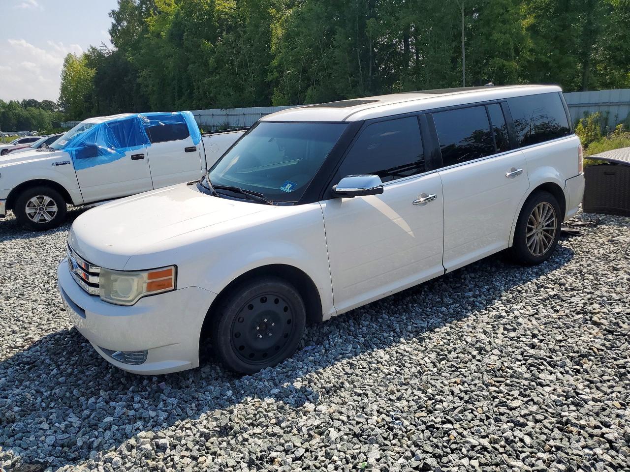 2009 Ford Flex Limited White vin: 2FMEK63C69BA15134