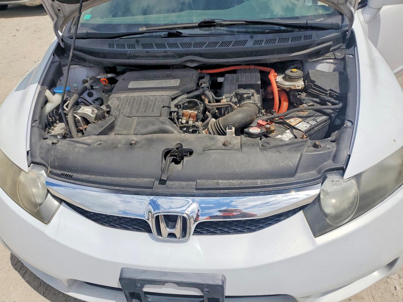 2009 Honda Civic Hybrid White vin: JHMFA36259S013280