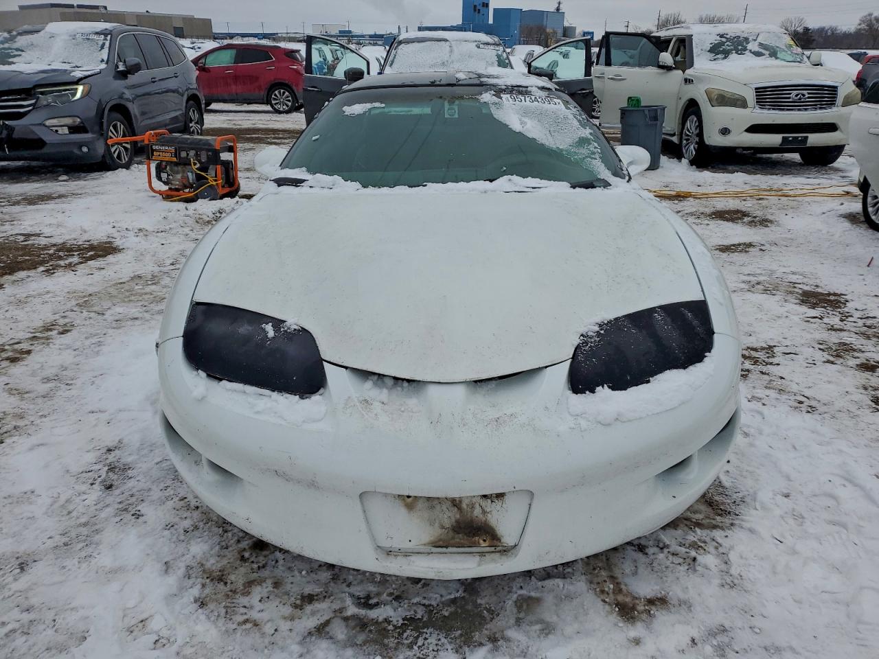 1998 Pontiac Firebird White vin: 2G2FS22K7W2227888