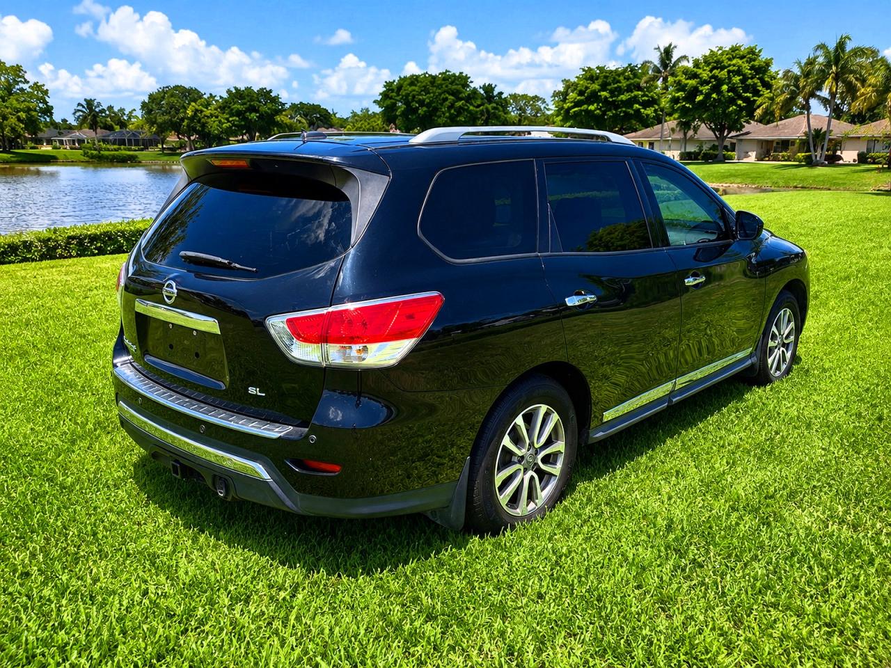 2014 Nissan Pathfinder Sl Black vin: 5N1AR2MN1EC702079