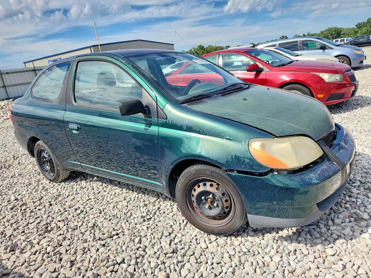 2001 Toyota Echo Base Green vin: JTDAT123510189965