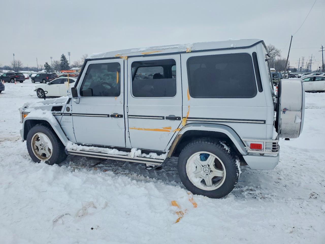 2005 Mercedes-benz G 55 Amg Silver vin: WDCYR71E55X163201