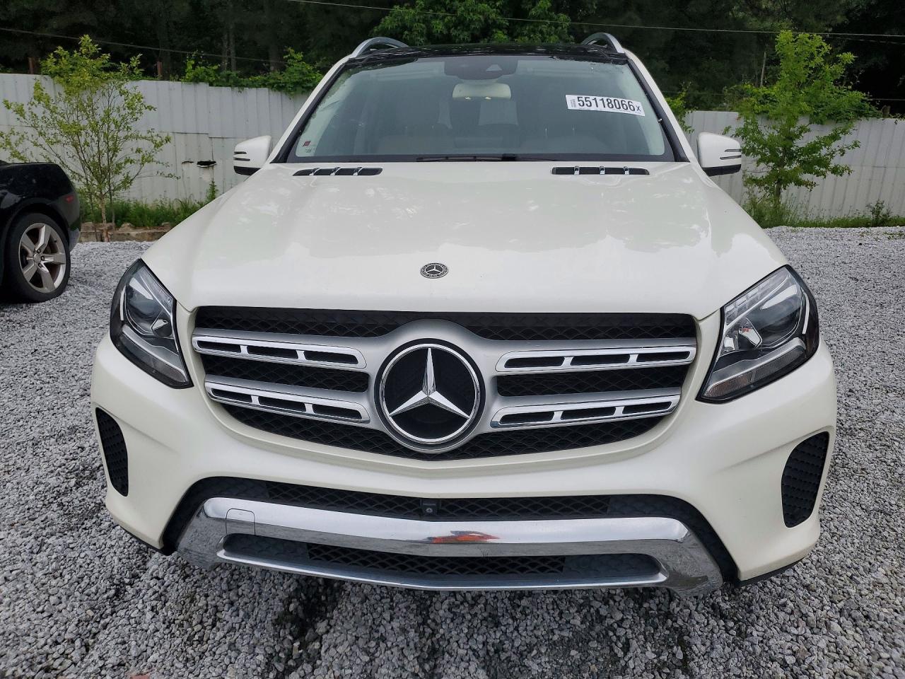 2018 Mercedes-benz Gls 450 4matic White vin: 4JGDF6EE3JB029789