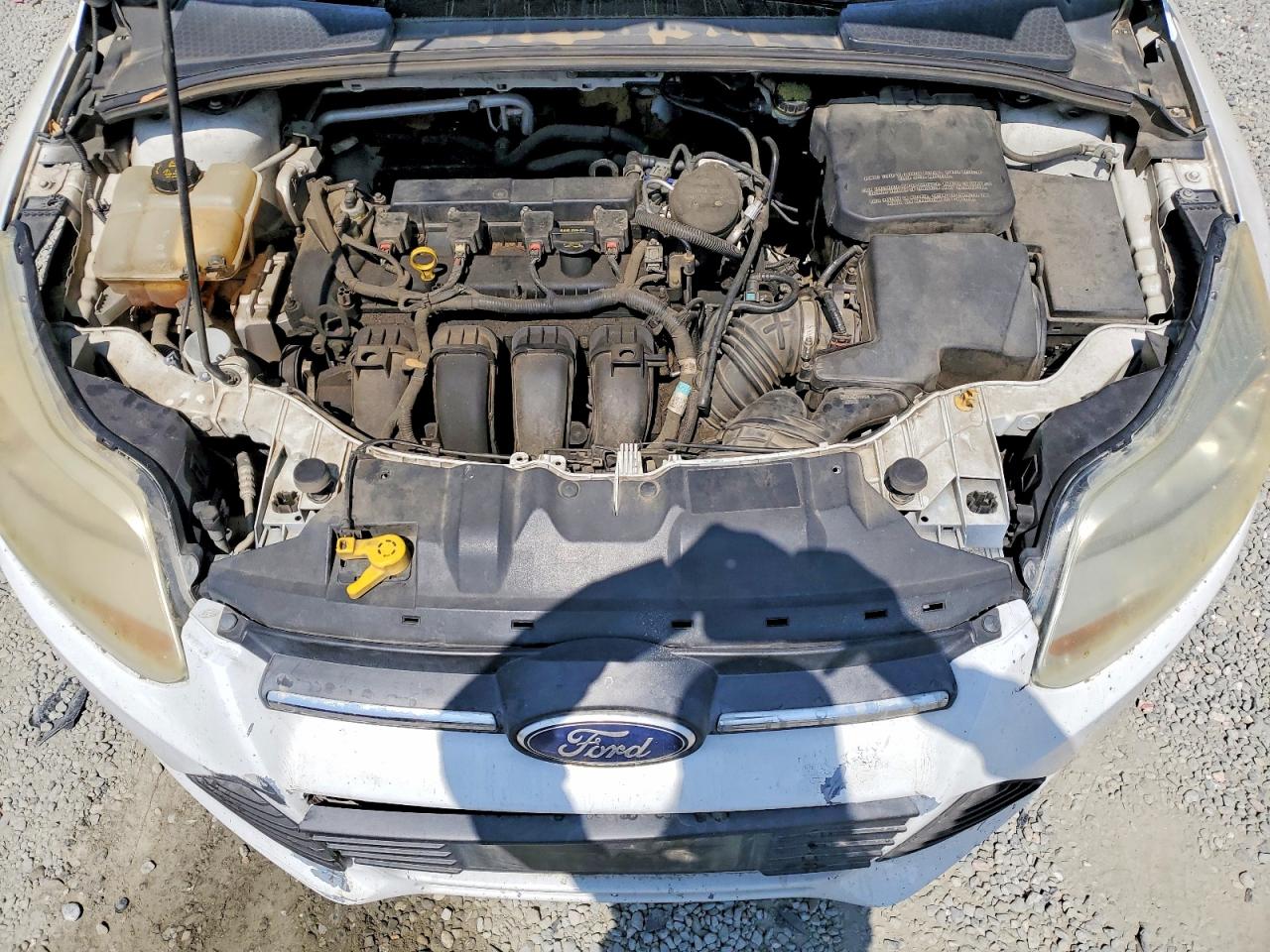 2014 Ford Focus Se White vin: 1FADP3F27EL110840
