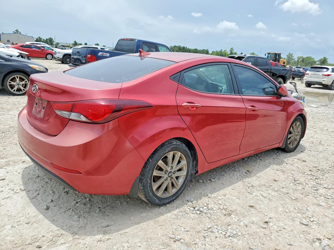 2014 Hyundai Elantra Se Красный vin: KMHDH4AE4EU186021