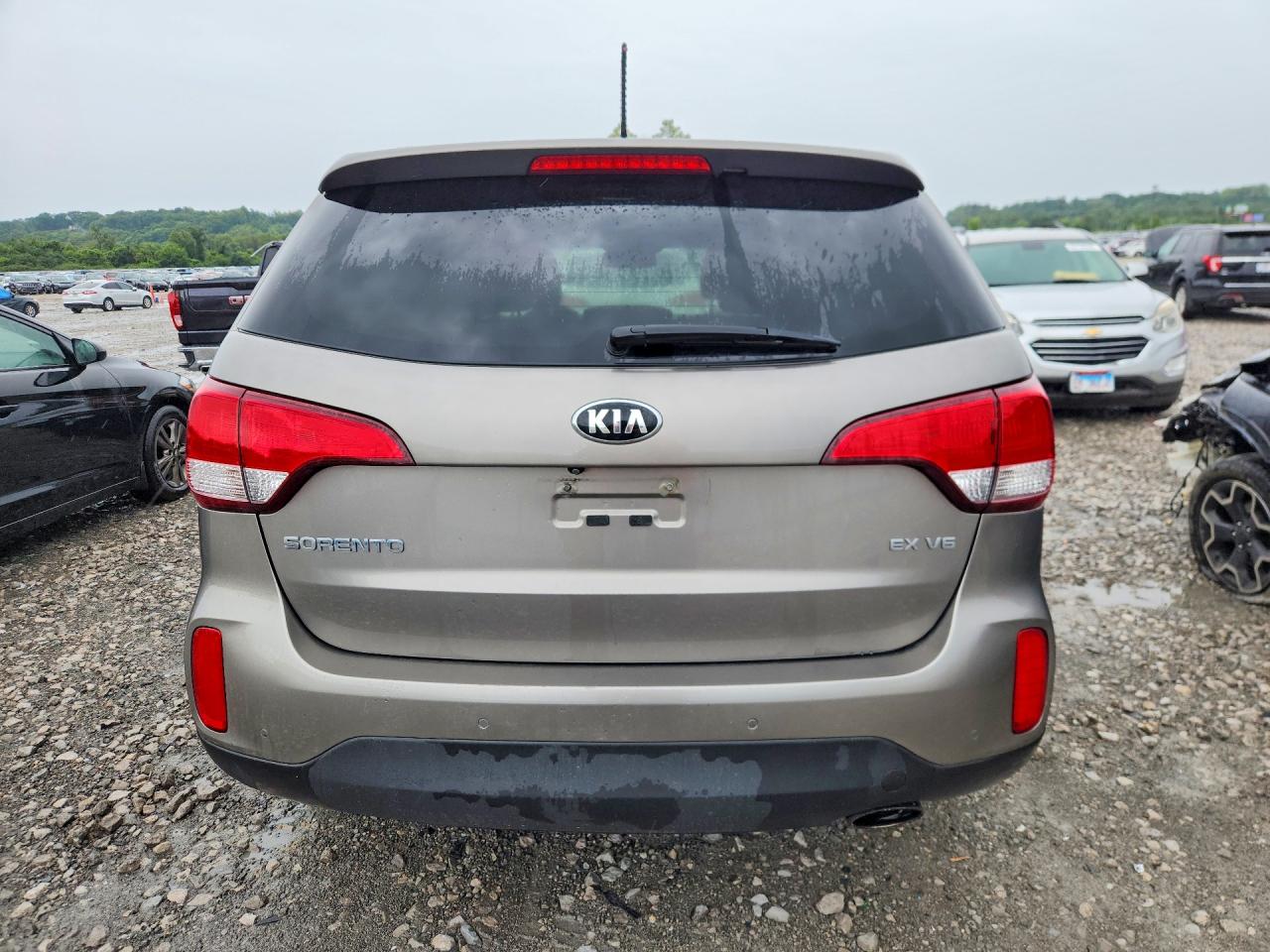 2015 Kia Sorento Ex Gray vin: 5XYKU4A74FG654745