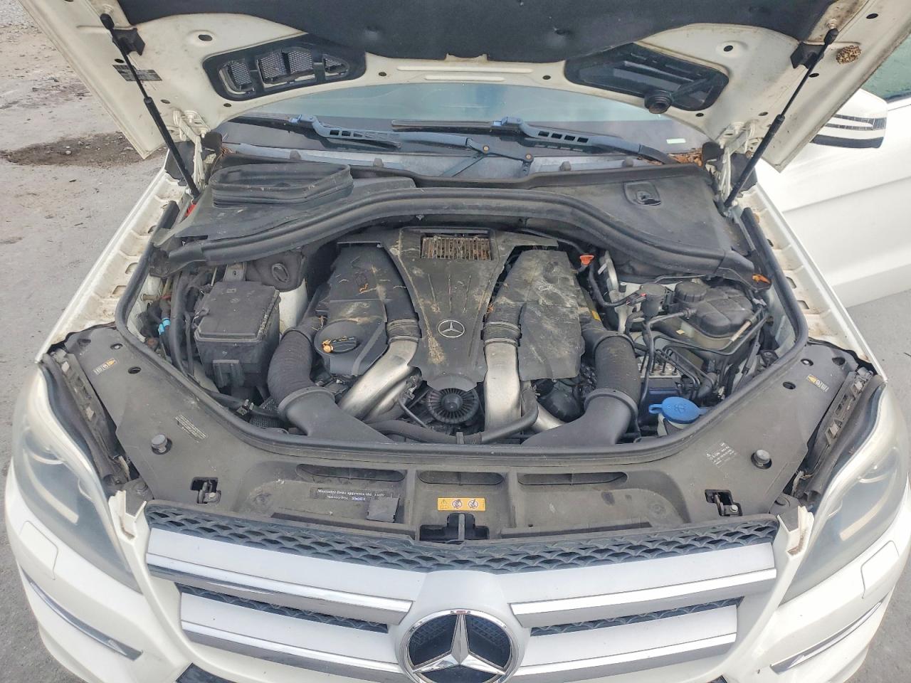 2014 Mercedes-benz Gl 450 4matic White vin: 4JGDF7CE7EA423509