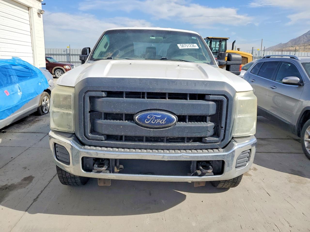 2012 Ford F250 Super Duty Gray vin: 1FT7W2BT6CED15392