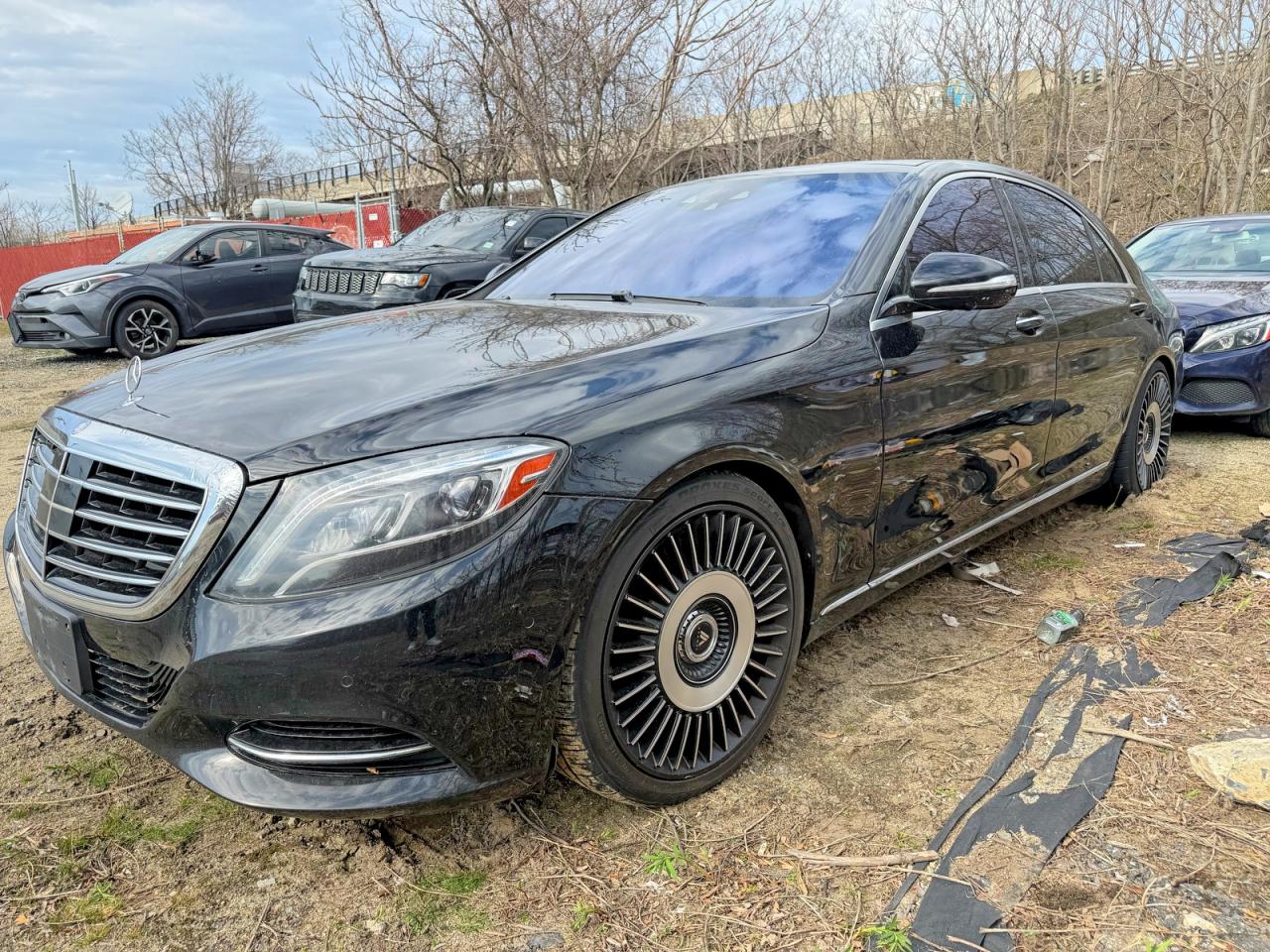 2015 Mercedes-benz S 550 4matic Black vin: WDDUG8FBXFA119655