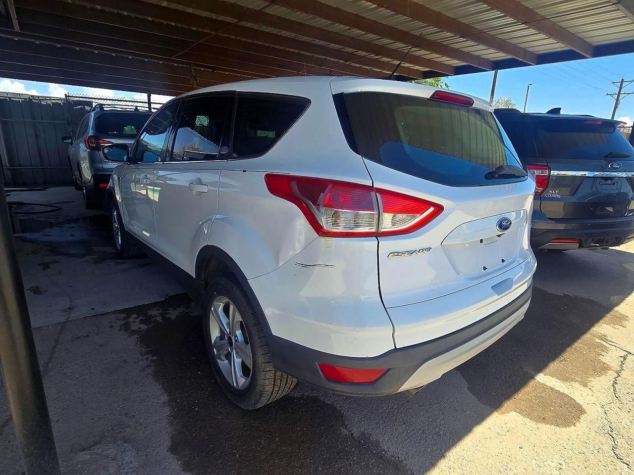 2014 Ford Escape Se White vin: 1FMCU9GX9EUA83206