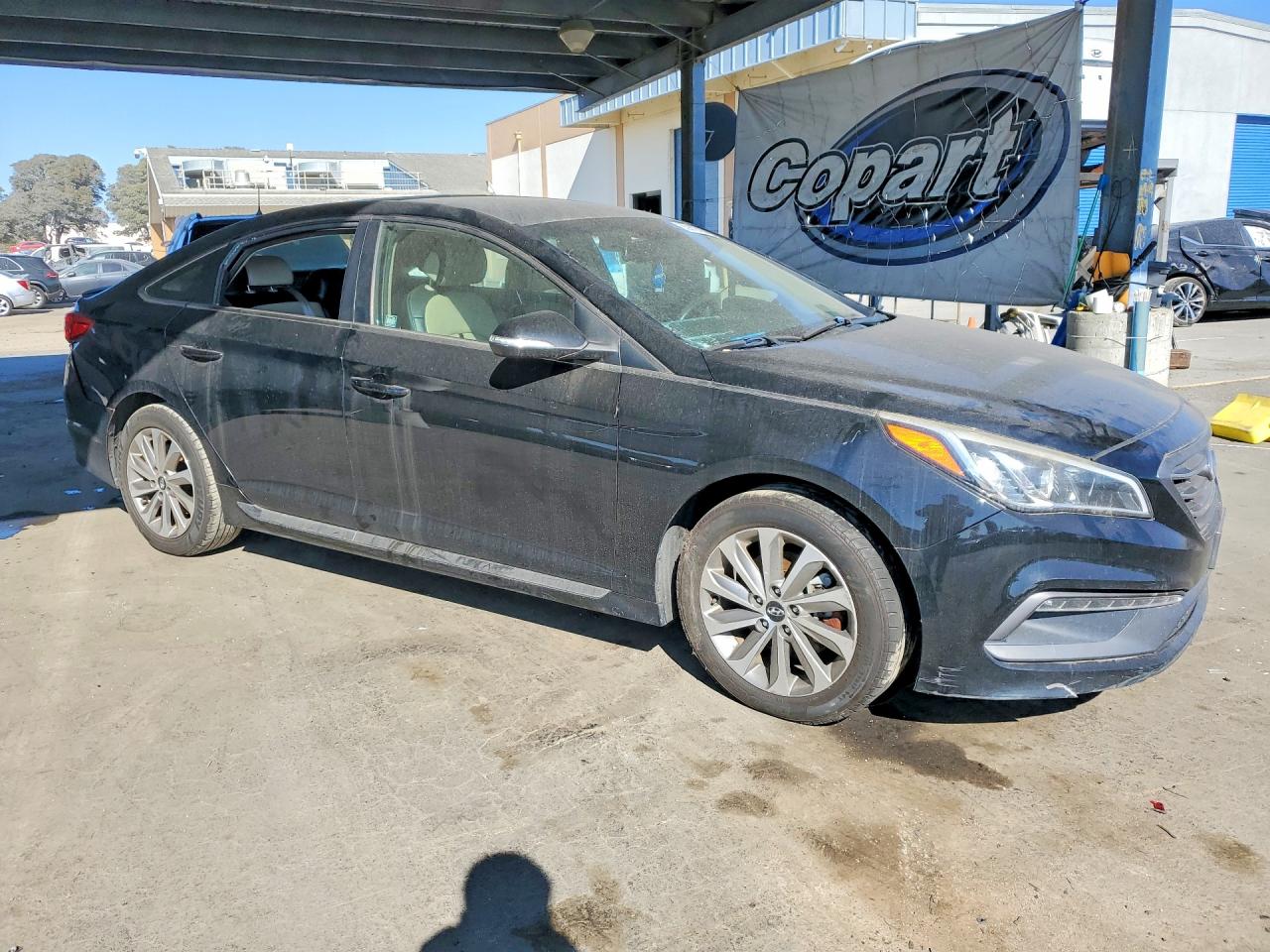2015 Hyundai Sonata Sport Black vin: 5NPE34AF3FH087217