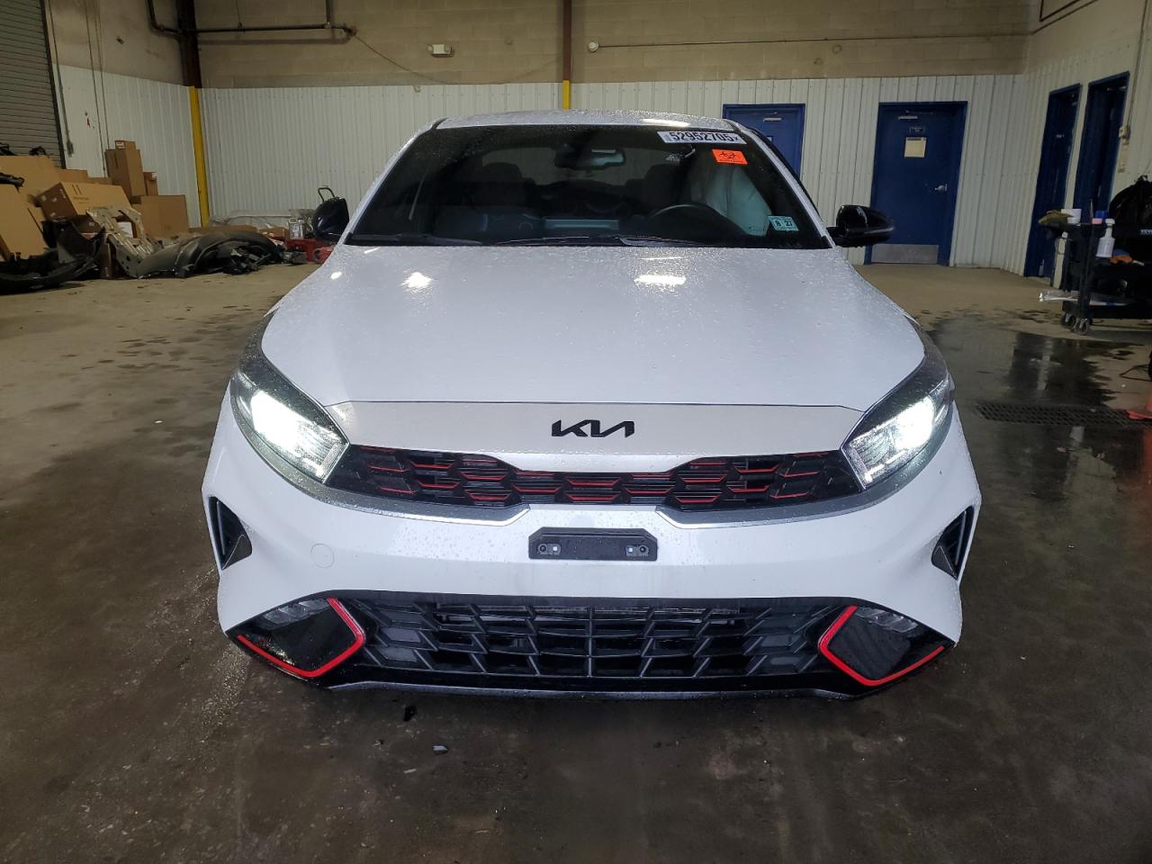 2023 Kia Forte Gt Line White vin: 3KPF54AD6PE516675