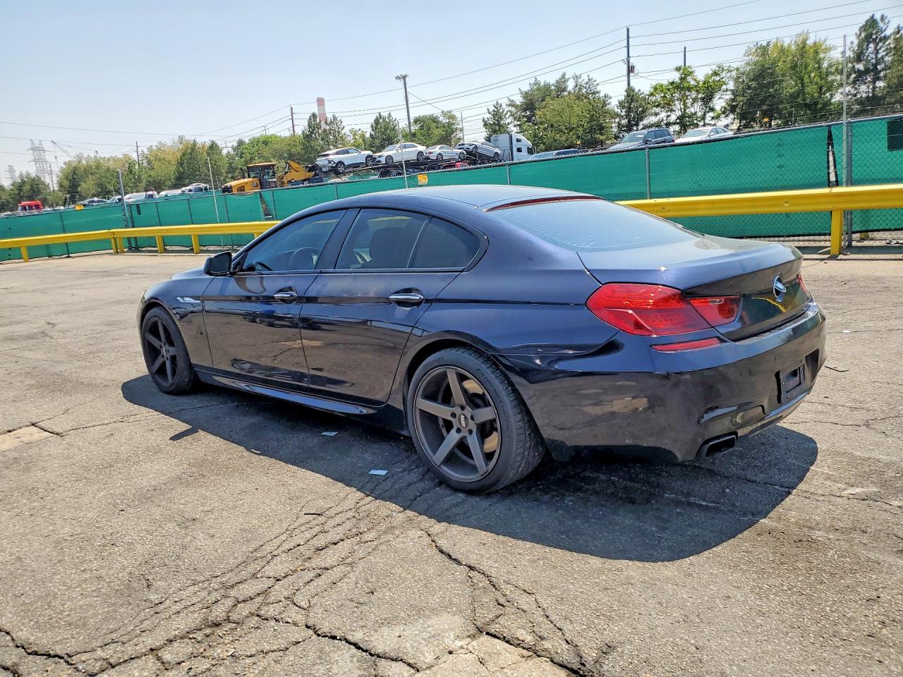 2014 Bmw 650 I Gran Coupe Black vin: WBA6B2C54ED129458