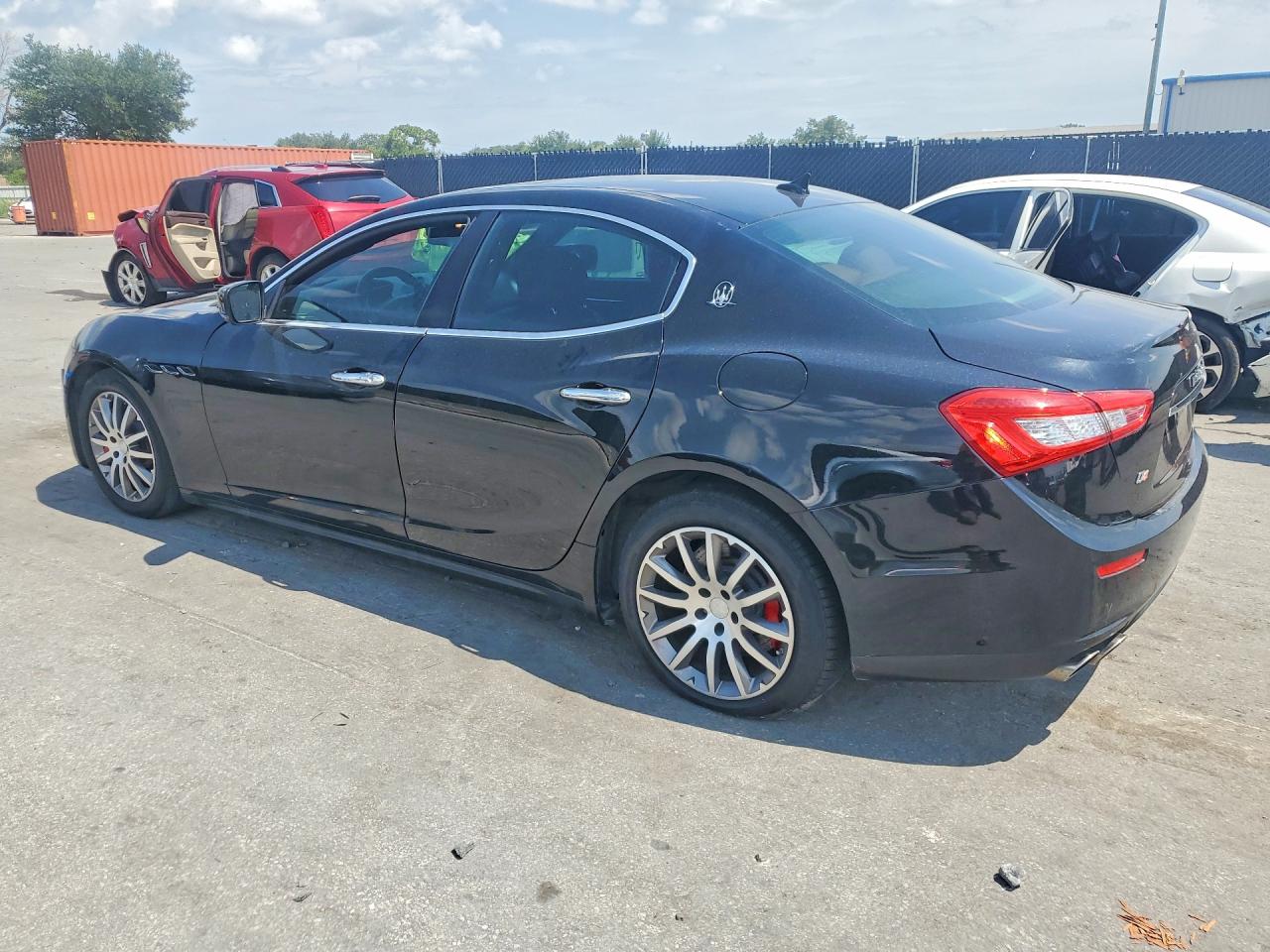 2014 Maserati Ghibli S Black vin: ZAM57RTAXE1090359