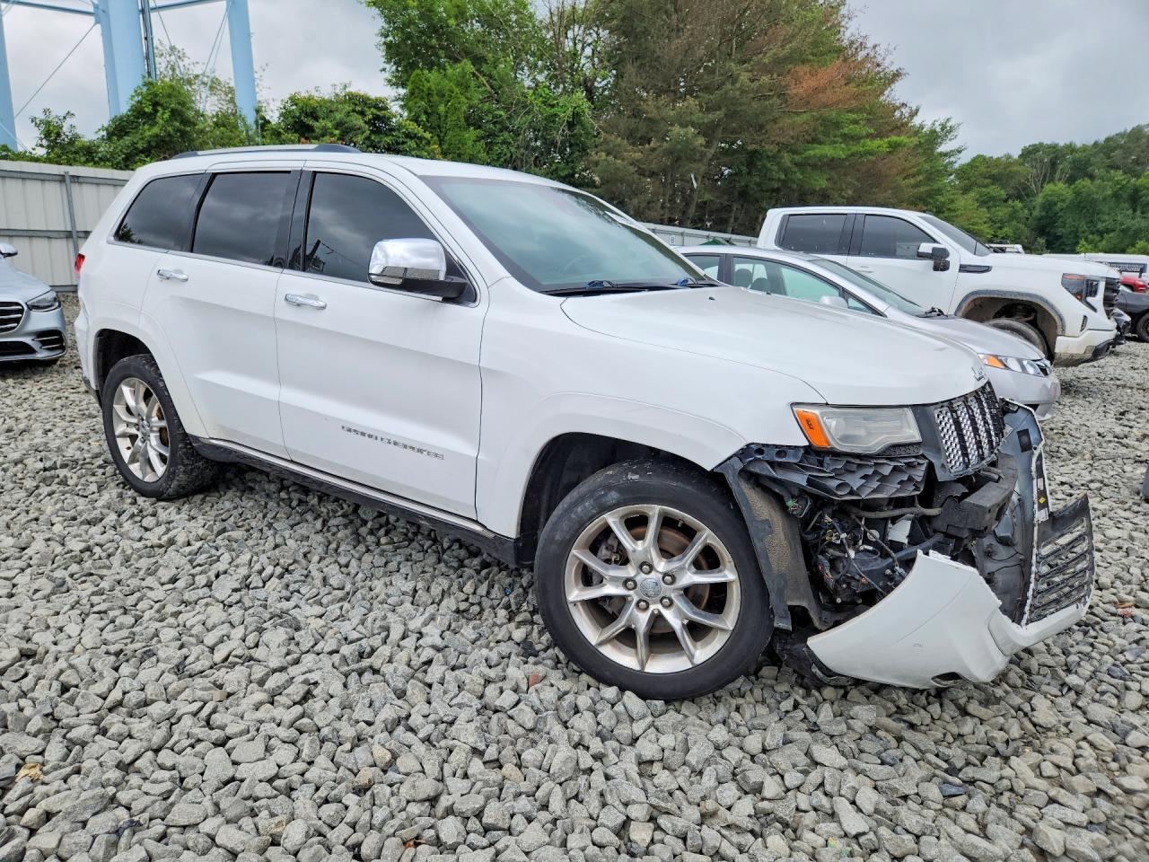 2014 Jeep Grand Cherokee Summit White vin: 1C4RJFJT6EC154542