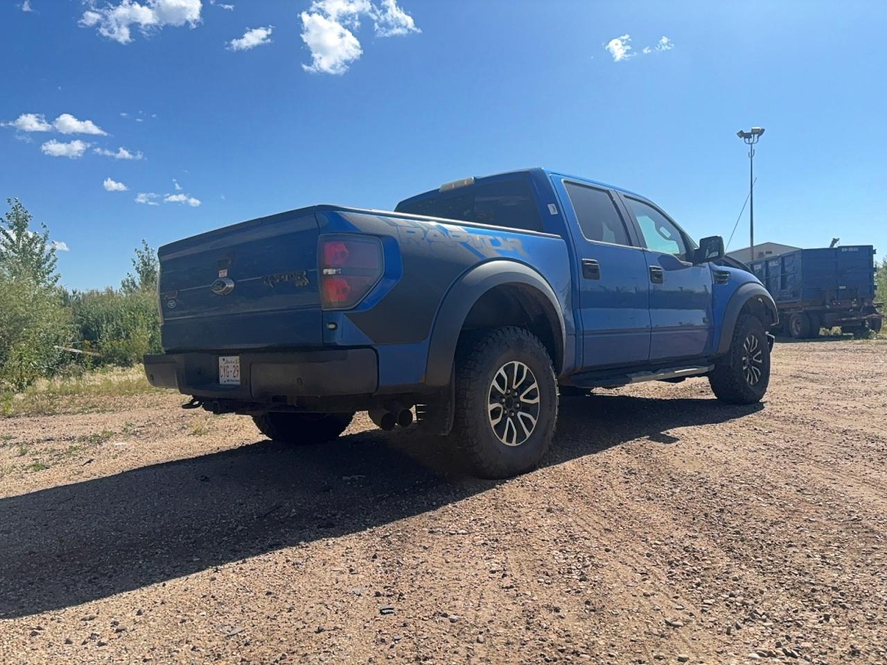 2013 Ford F150 Svt Raptor Blue vin: 1FTFW1R67DFB78755