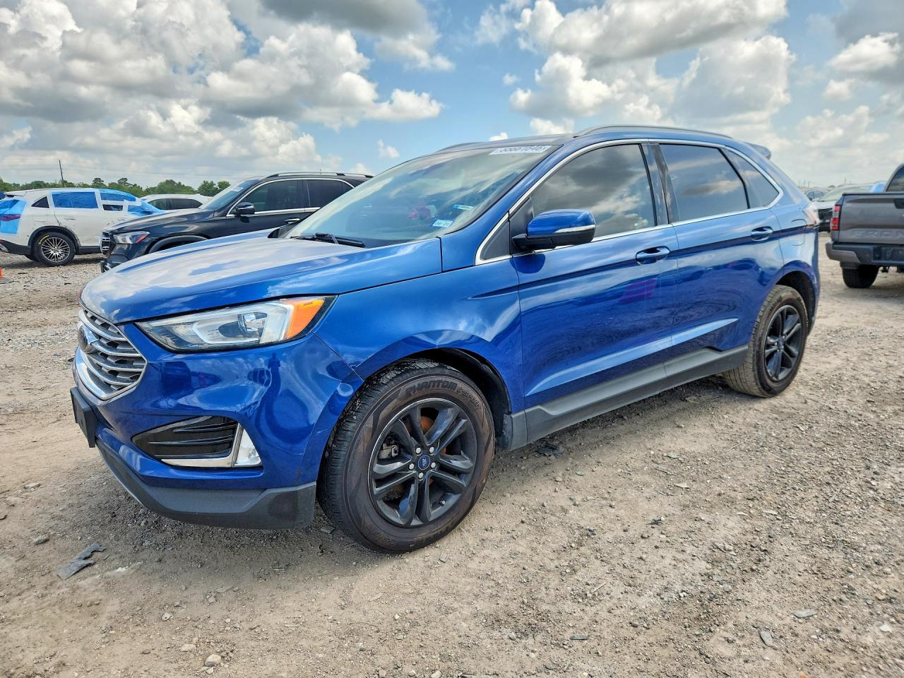 2020 Ford Edge Sel Blue vin: 2FMPK3J98LBA10796