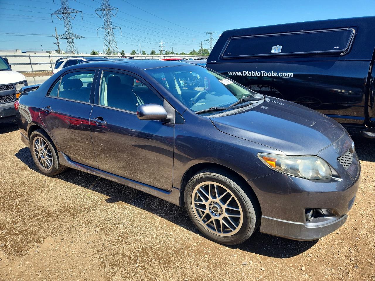 2009 Toyota Corolla S Серый vin: 1NXBU40E19Z080099