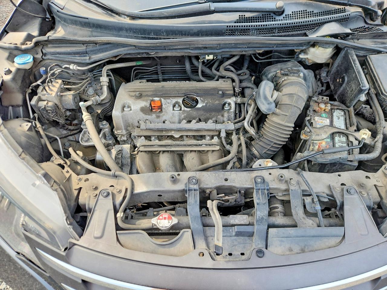 2014 Honda Cr-v Lx Gray vin: 5J6RM4H36EL059586