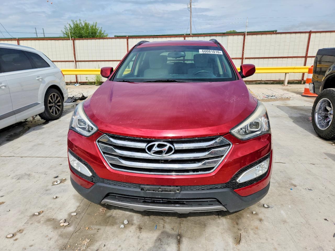 2013 Hyundai Santa Fe Sport 2.4l Red vin: 5XYZU3LB6DG037418