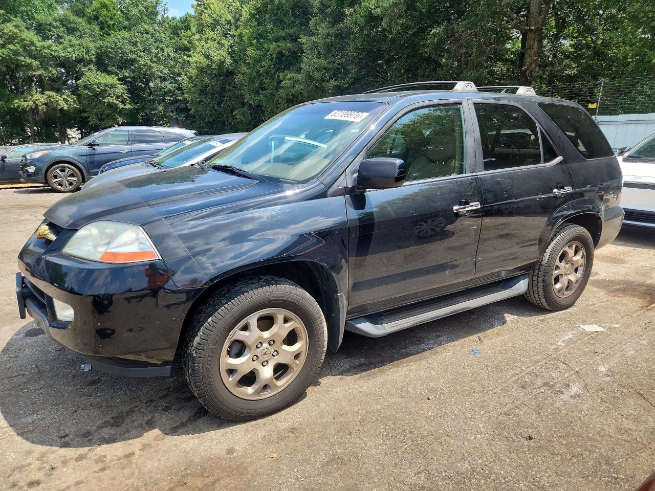 2002 Acura Mdx Touring Black vin: 2HNYD18832H540457