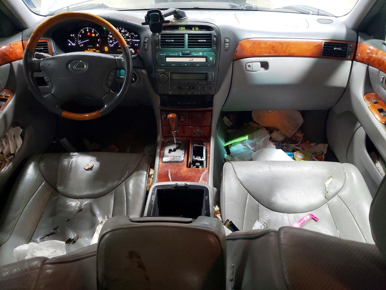 2004 Lexus Ls 430 Серый vin: JTHBN36F840141099