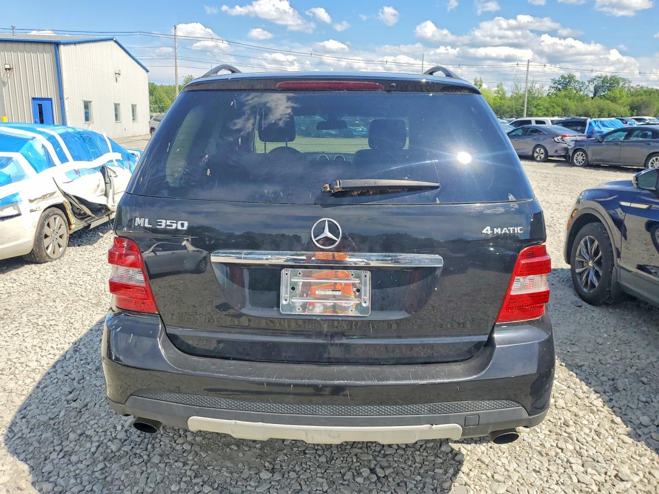 2007 Mercedes-benz Ml 350 Black vin: 4JGBB86E47A201937