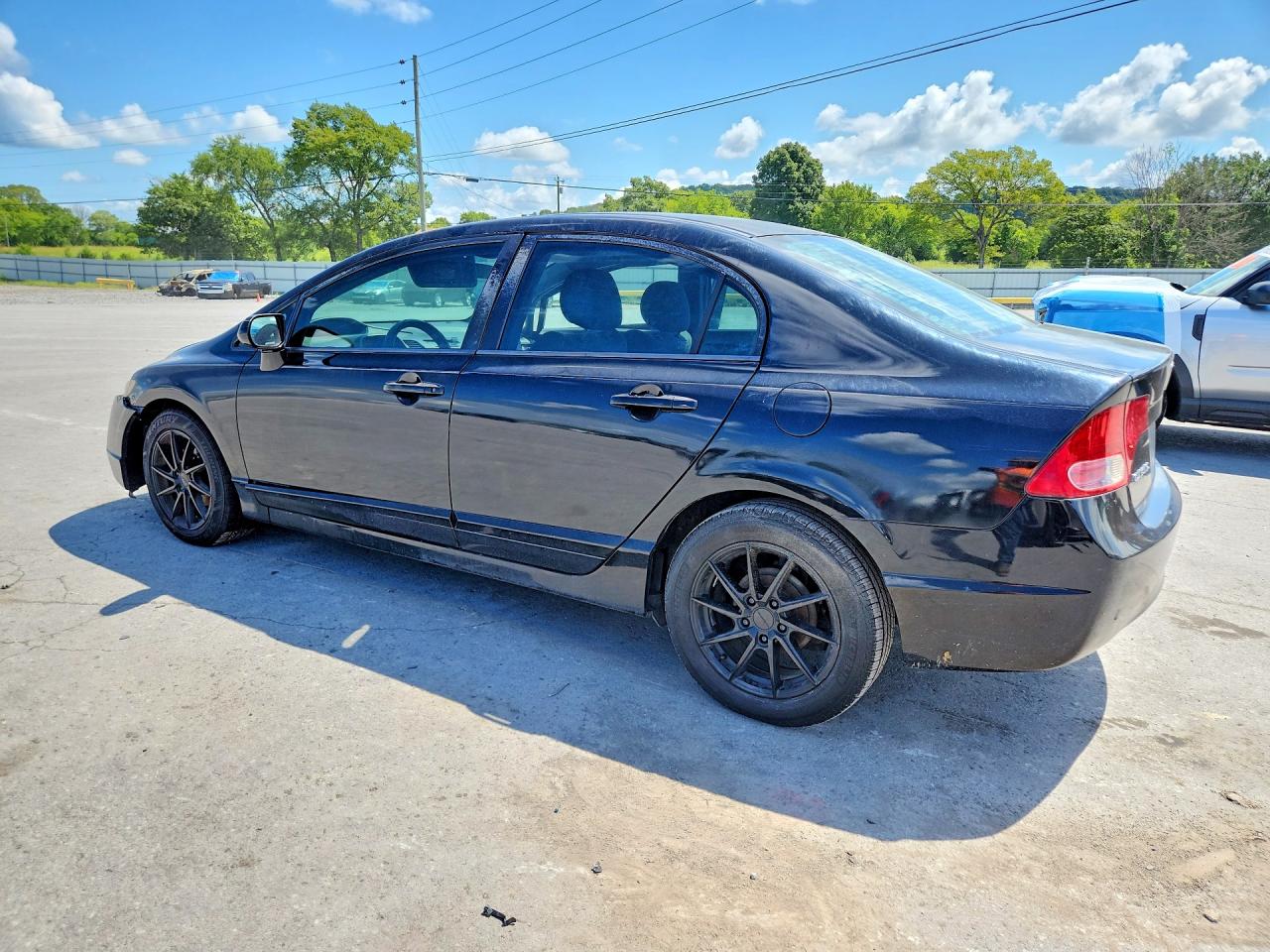 2007 Honda Civic Lx Black vin: 2HGFA16537H311736