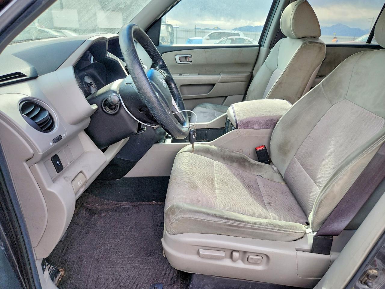 2012 Honda Pilot Ex Gray vin: 5FNYF4H42CB004315
