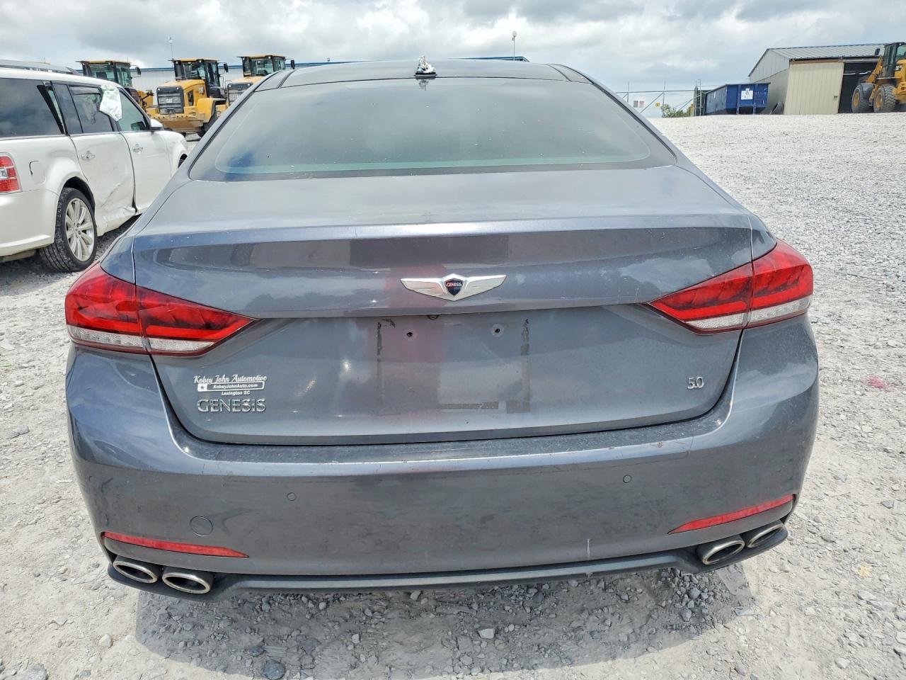 2015 Hyundai Genesis 5.0l Gray vin: KMHGN4JF5FU074554