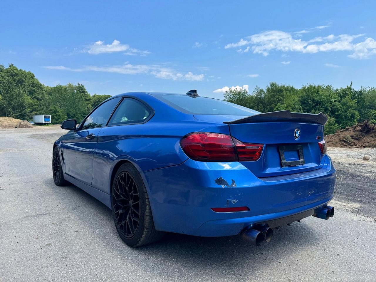 2014 Bmw 428 I Blue vin: WBA3N3C56EF712084