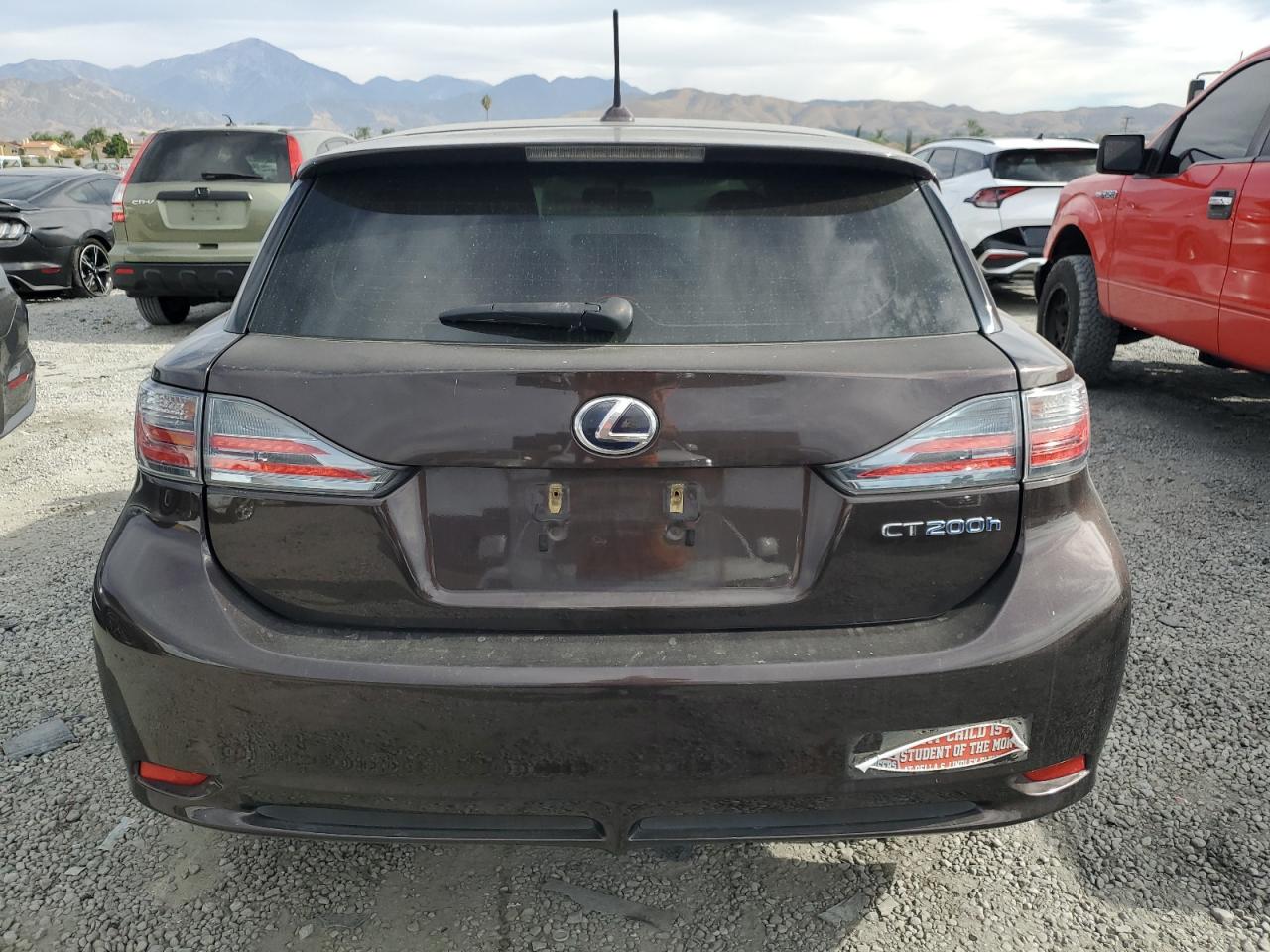 2012 Lexus Ct 200 Brown vin: JTHKD5BH8C2075744